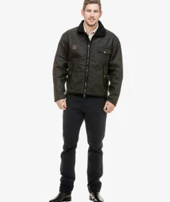 Men's Waimak Oilskin Jacket with Wool Lining