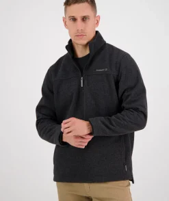 Men's Weka Technical Fleece Pullover with Bonded Wool Lining
