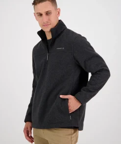 Men's Weka Technical Fleece Pullover with Bonded Wool Lining