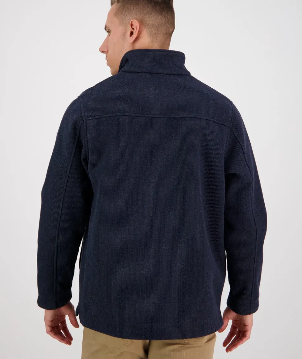 Men's Weka Technical Fleece Pullover with Bonded Wool Lining