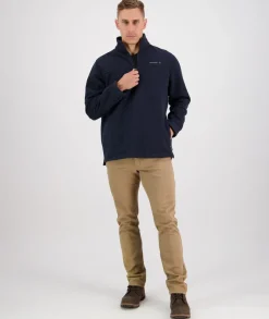 Men's Weka Technical Fleece Pullover with Bonded Wool Lining
