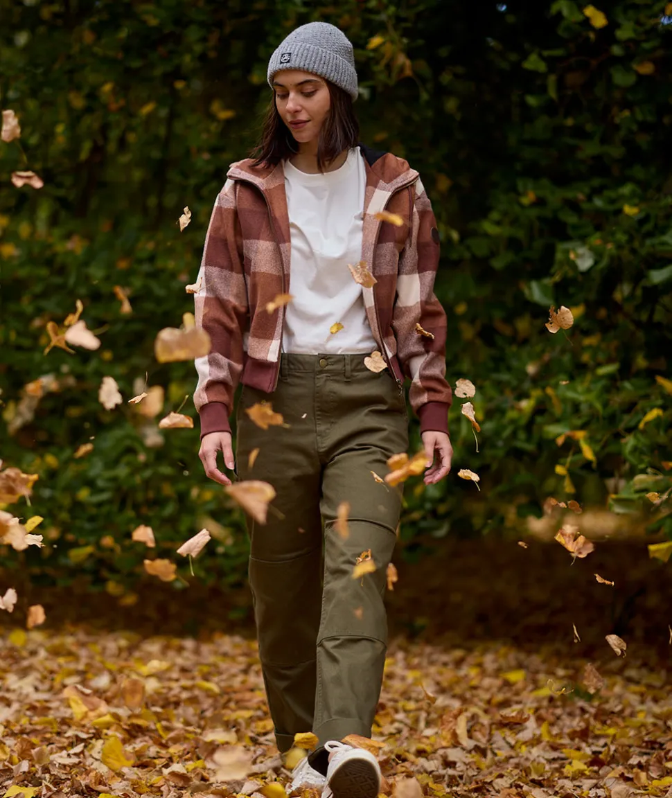 Women's Kentwood Cropped Wool Hoodie