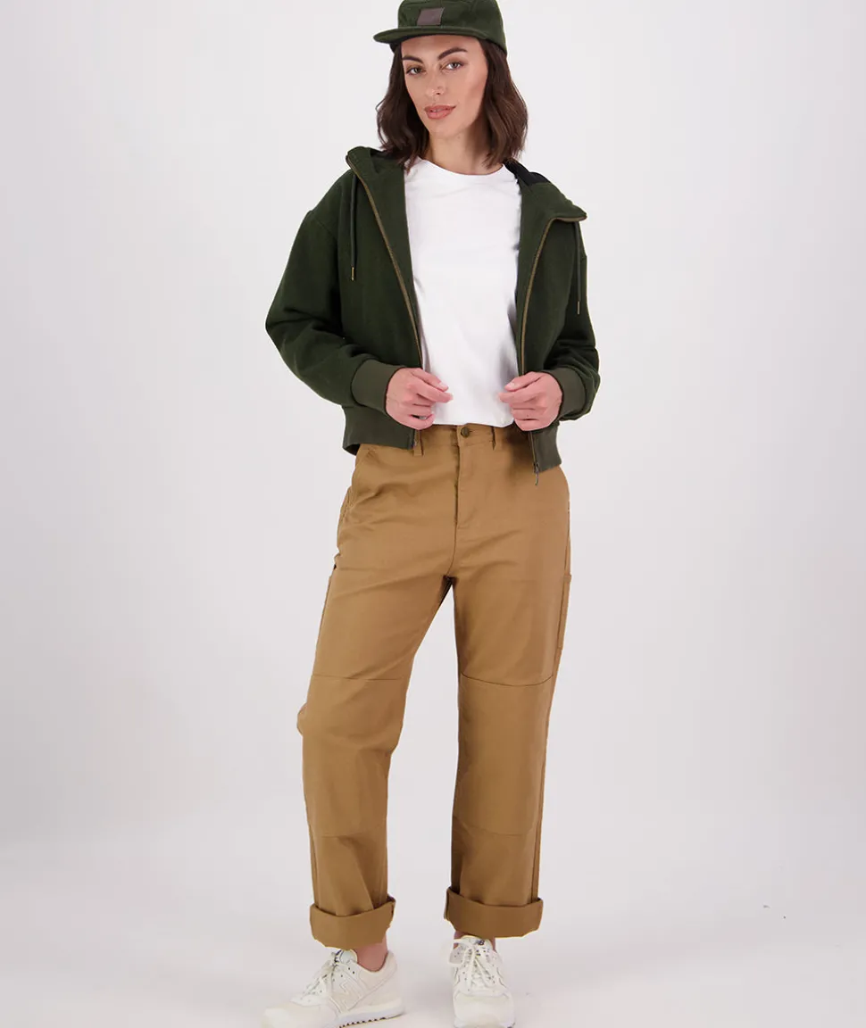 Women's Kentwood Cropped Wool Hoodie