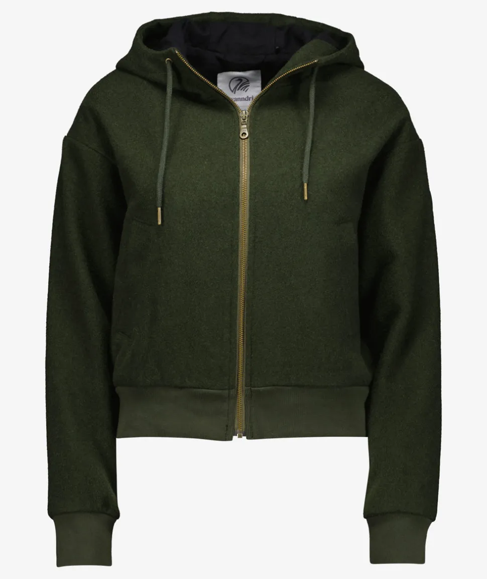 Women's Kentwood Cropped Wool Hoodie