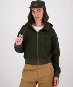 Women's Kentwood Cropped Wool Hoodie