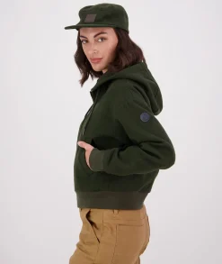 Women's Kentwood Cropped Wool Hoodie