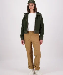 Women's Kentwood Cropped Wool Hoodie