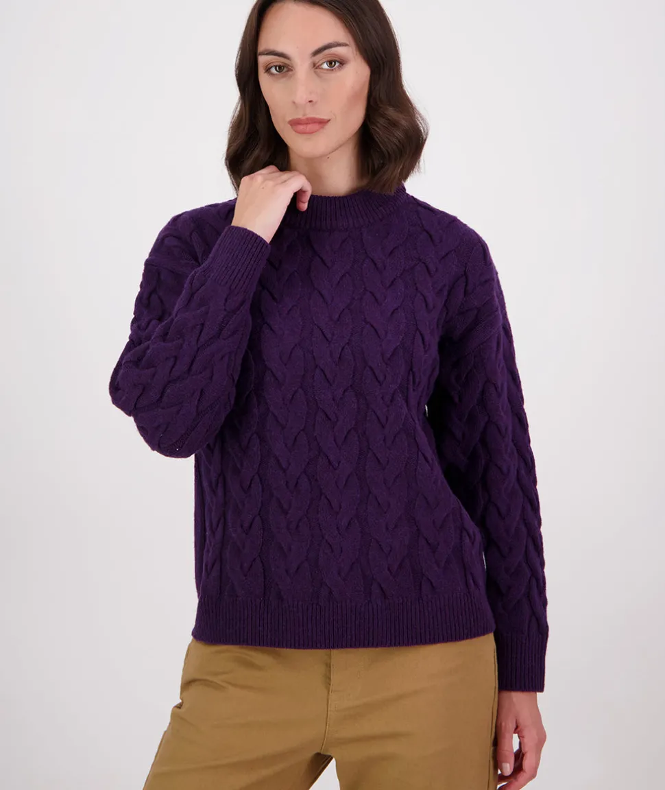 Women's Kinsley Cable Knit Crew